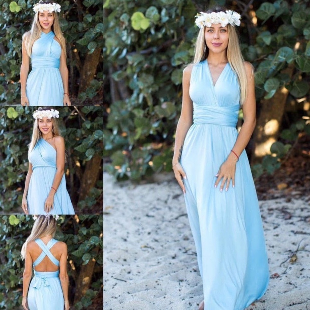 Light Blue Infinity Dress